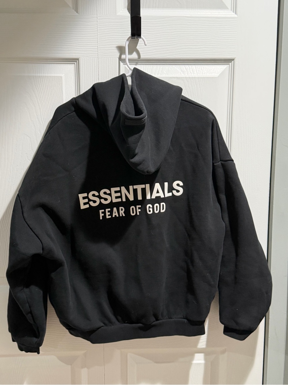 Essentials Fear of God Black Hoodie